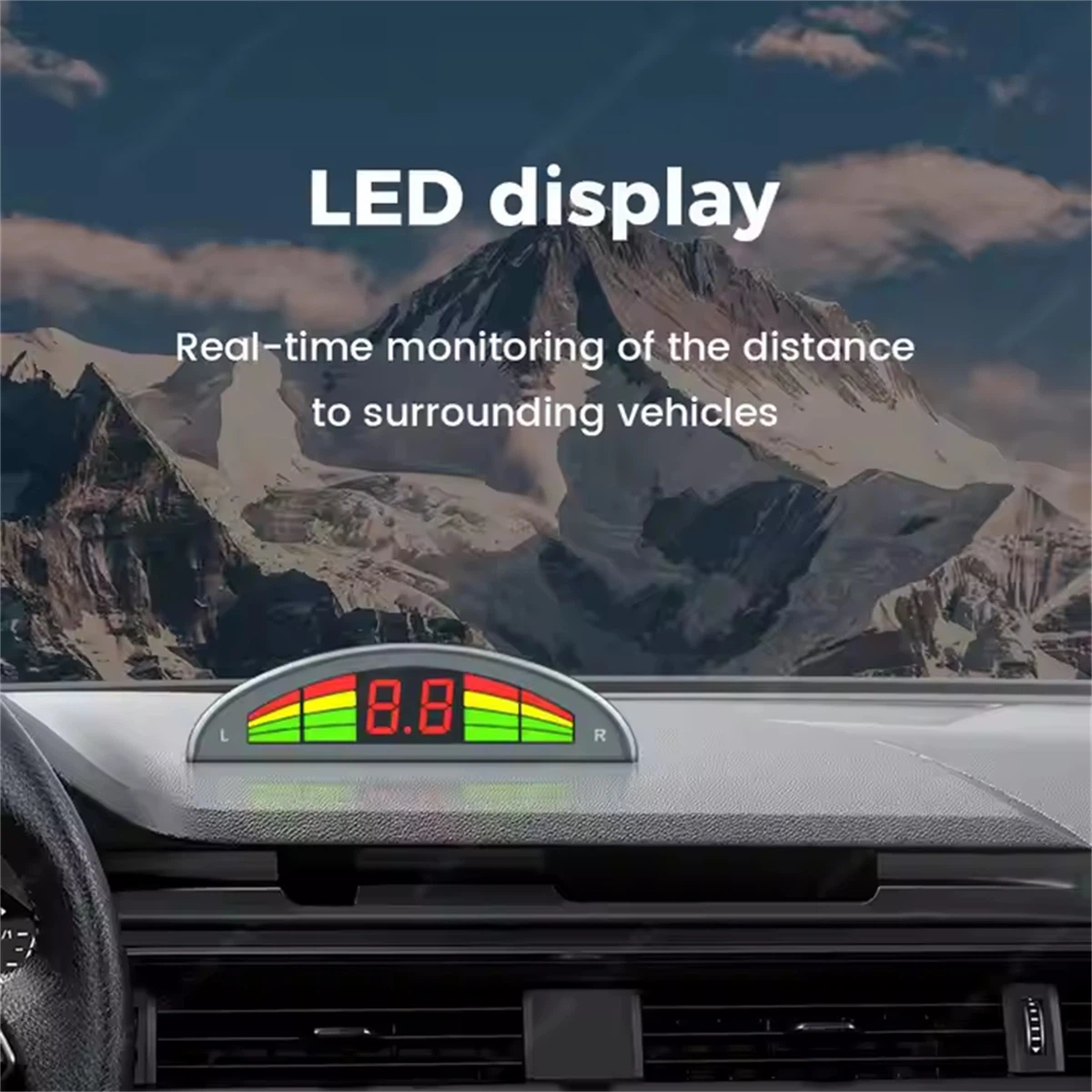 LED parking sensor